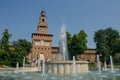 Sforza Castle, built as a fortress during the 14th century, with its 70 m-tall Ã¢â¬ÅTorre del Filarete